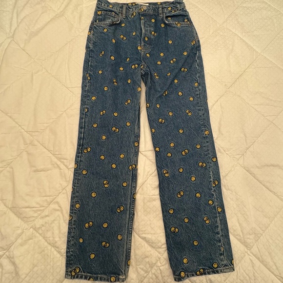 Reformation Mixed Emotions High Rise Straight Jeans nwot - Picture 6 of 11